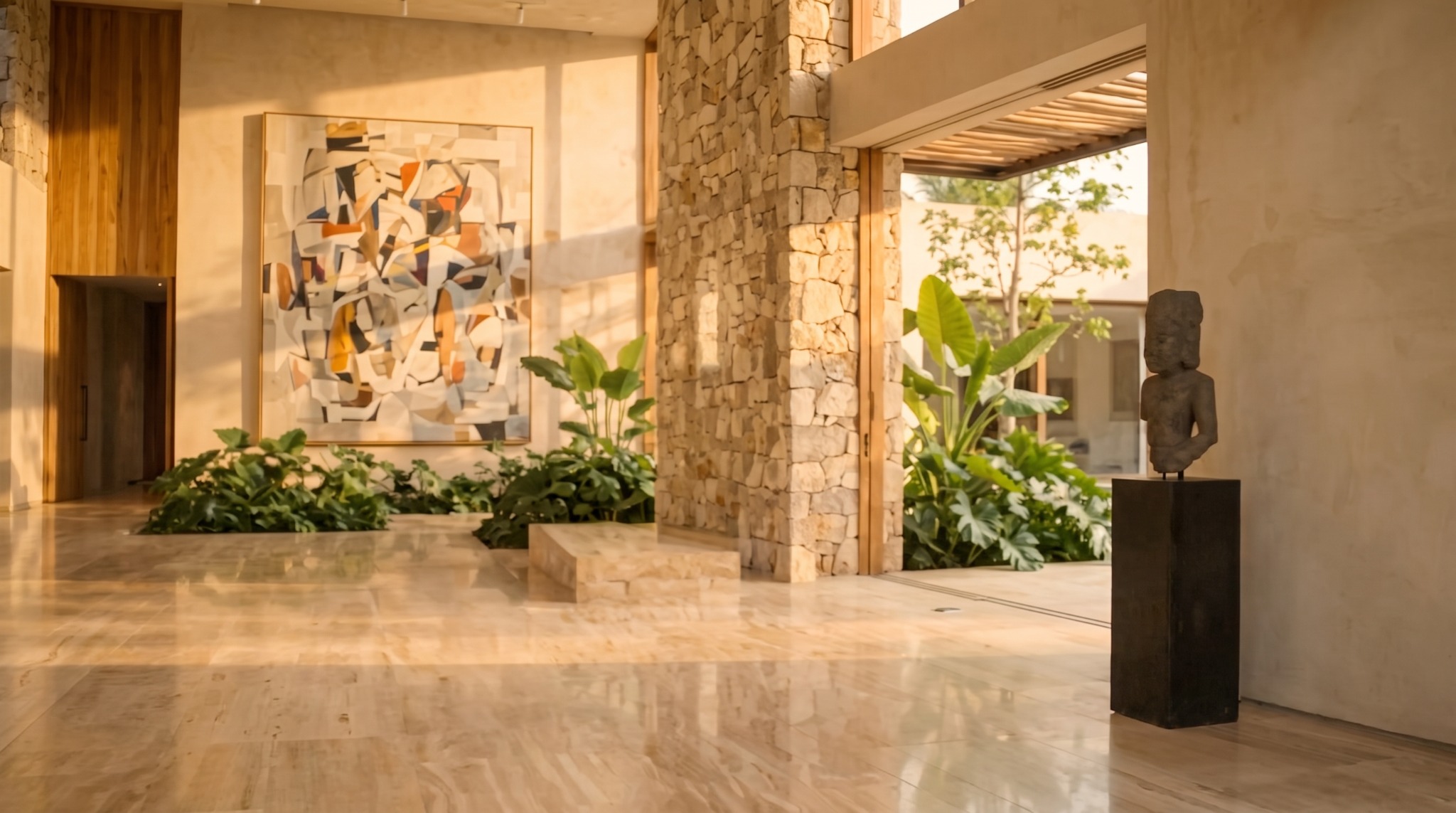 Architecture, art et végétation dans l'univers de MAISON CLEOPATRE